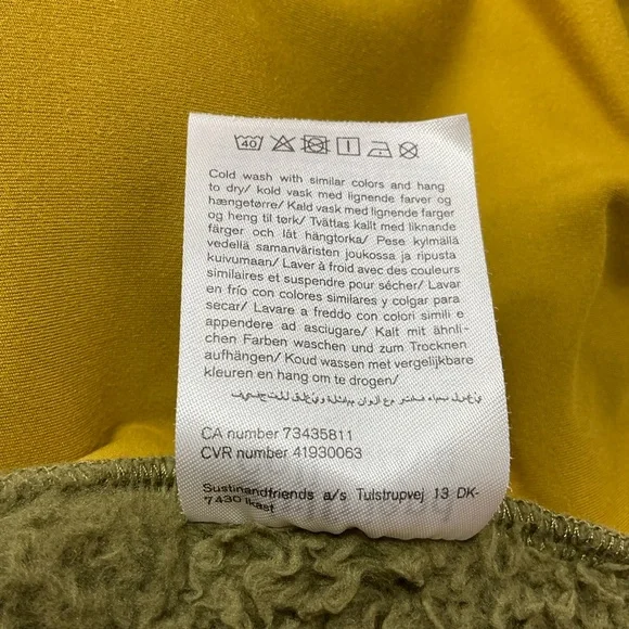 Girlfriend Collective Recycle Fleece Half Zip Pullover - Picture 11 of 11